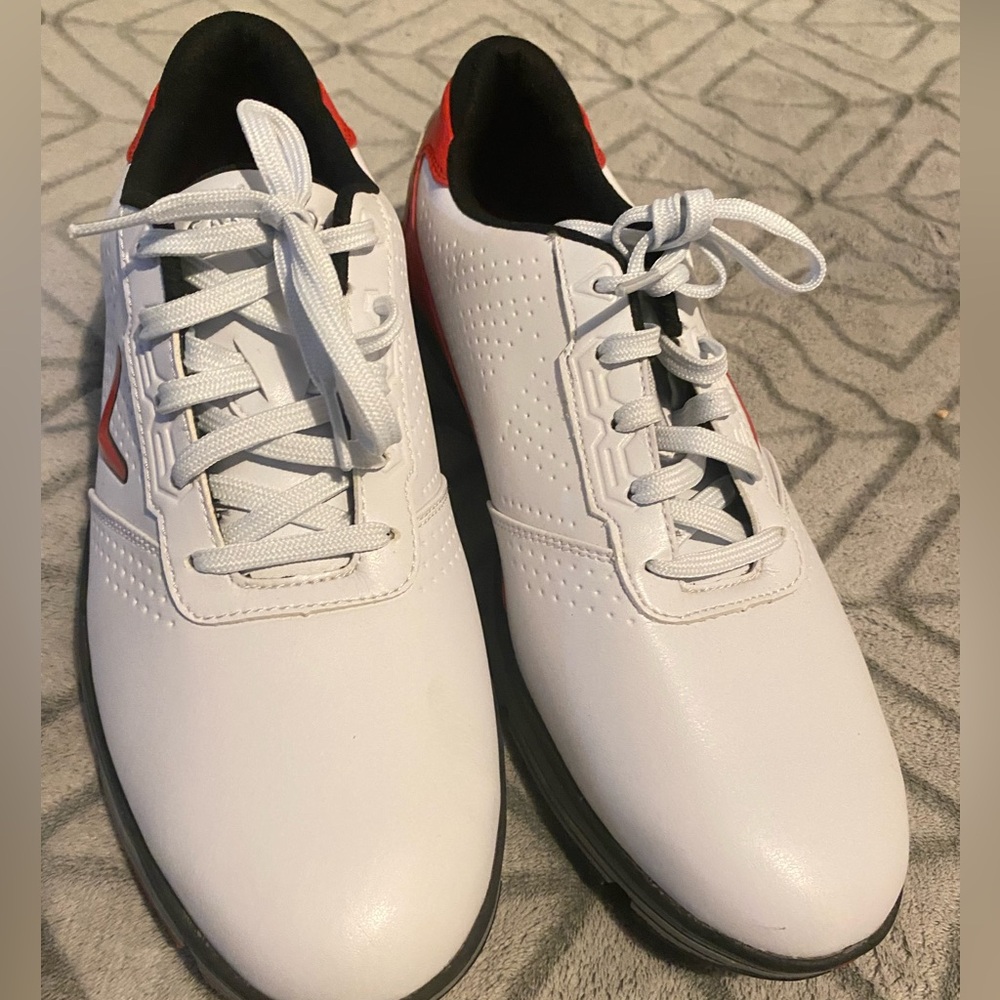 Callaway White and Red Men's Athletic Shoes